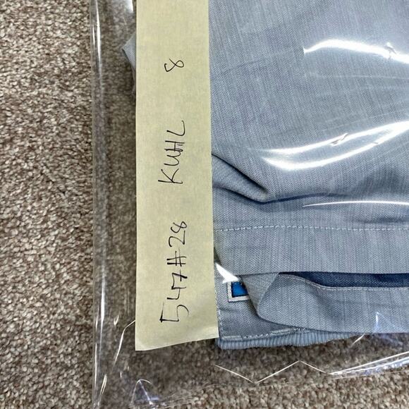 Gorpcore Rugged Utility adventure mountain Workwear Chambray KUHL Shorts Sz 8 - Picture 12 of 12